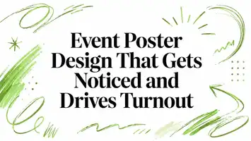Event Poster Design That Gets Noticed and Drives Turnout