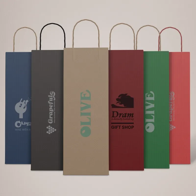 Printed Bottle Bags for wine and spirits