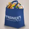 Custom Shopping Bag blue with groceries