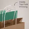 Printed Paper Bags inside fold printing