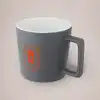 Custom Recycled Mug grey matte finish