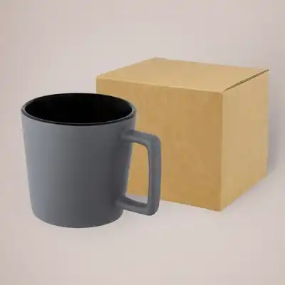 Custom Recycled Mug black interior