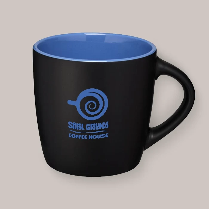 Riviera Black Ceramic Mug
