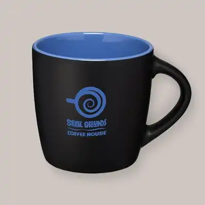 Riviera Black Ceramic Mug