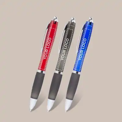 Nash Ballpoint Pen Coloured Barrel and Black Grip