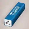 Custom Power Bank blue lifestyle