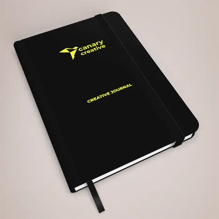 Premium A5 Hardcover Notebook black