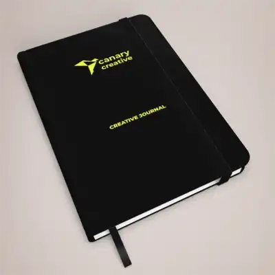 Premium A5 Hardcover Notebook black