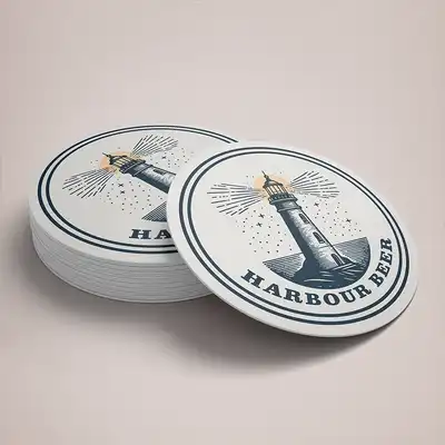 Beer Mat circle shape
