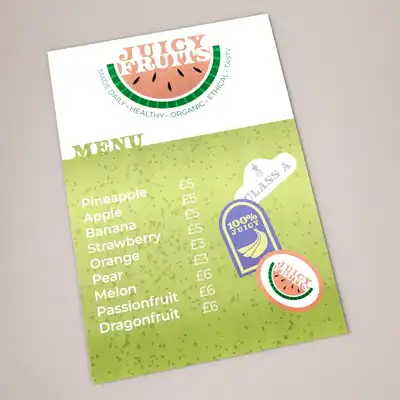 Laminated Flyer tearproof