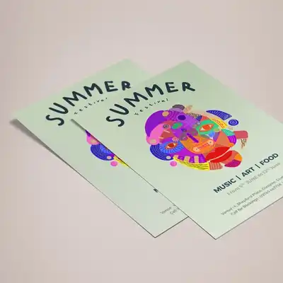 Laminated Flyer stack
