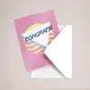 Congratulations card with envelope