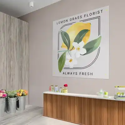 Flexible Vinyl wall graphic