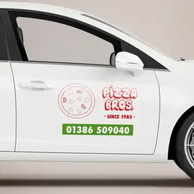 Flexible Vinyl car decal