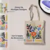 DTF Transfer on tote bag