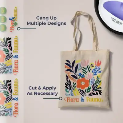DTF Transfer on tote bag