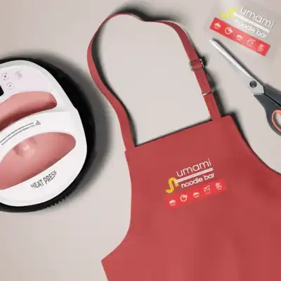 DTF Transfer heat press process
