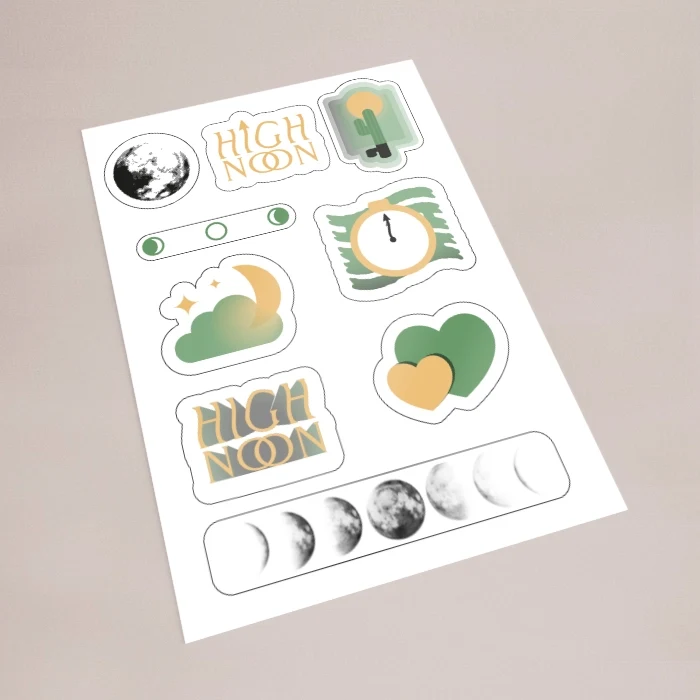 Custom Sticker Sheets multiple designs