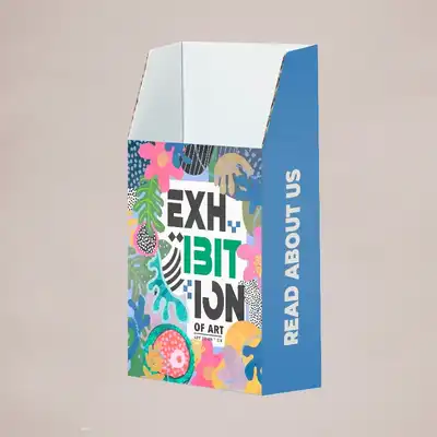 Cardboard Leaflet Stand