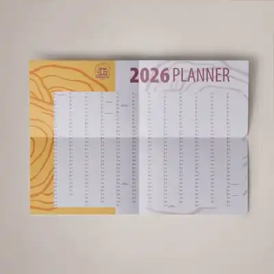 Folded Wall Planner landscape
