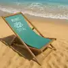 Branded Deck Chair on beach