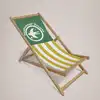 Branded Deck Chair angled resort