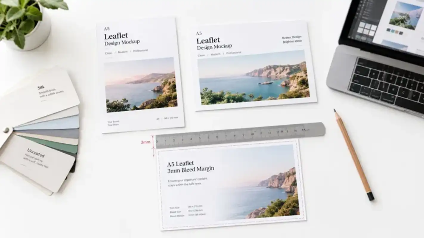 A5 Leaflets: Sizes, Bleed, Stocks and Design