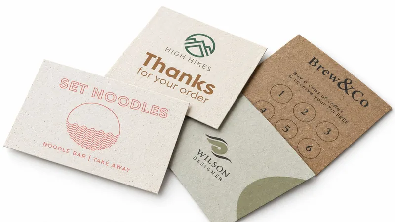 Uncoated Business Cards | Recycled, Kraft & Textured | The Print Warehouse