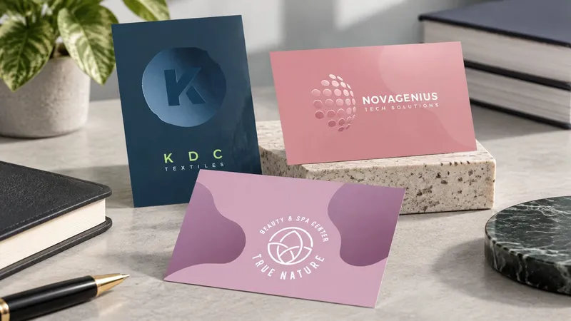 Spot UV Business Cards | Silk Finish, Gloss Contrast | The Print Warehouse