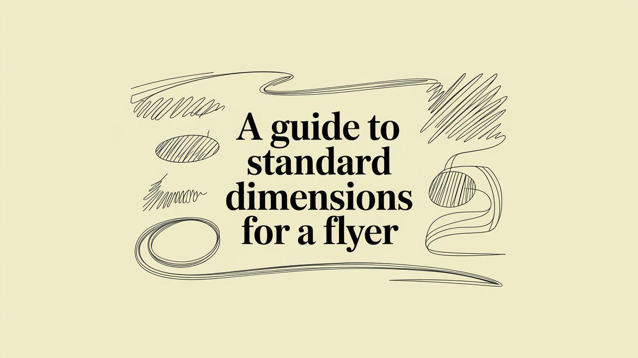 A Guide to Standard Dimensions for a Flyer