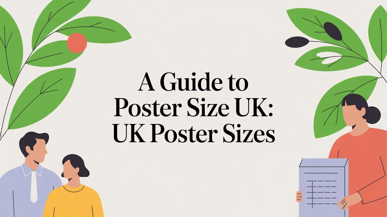 A Guide to poster size uk: UK Poster Sizes