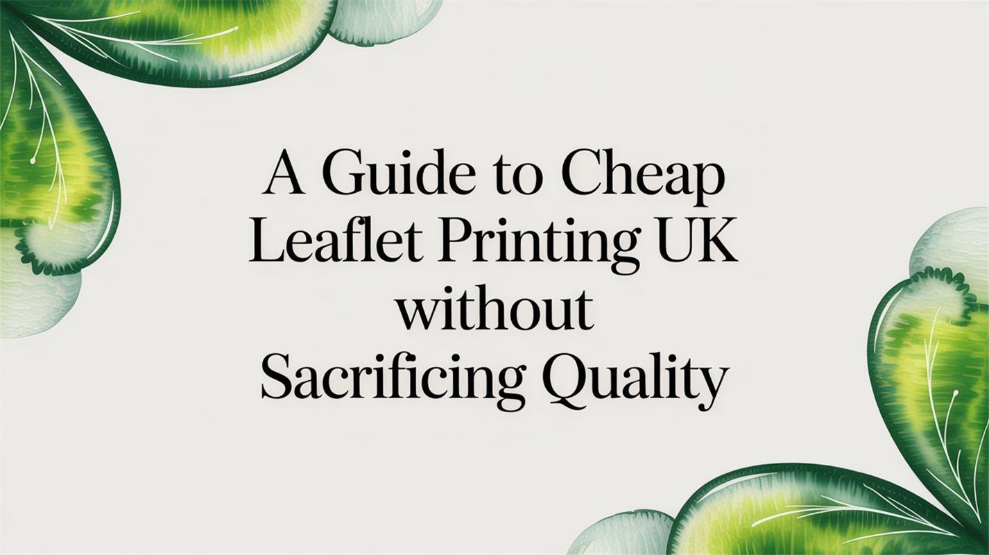 A Guide to Cheap Leaflet Printing UK Without Sacrificing Quality