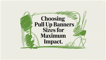 Choosing Pull Up Banners Sizes for Maximum Impact