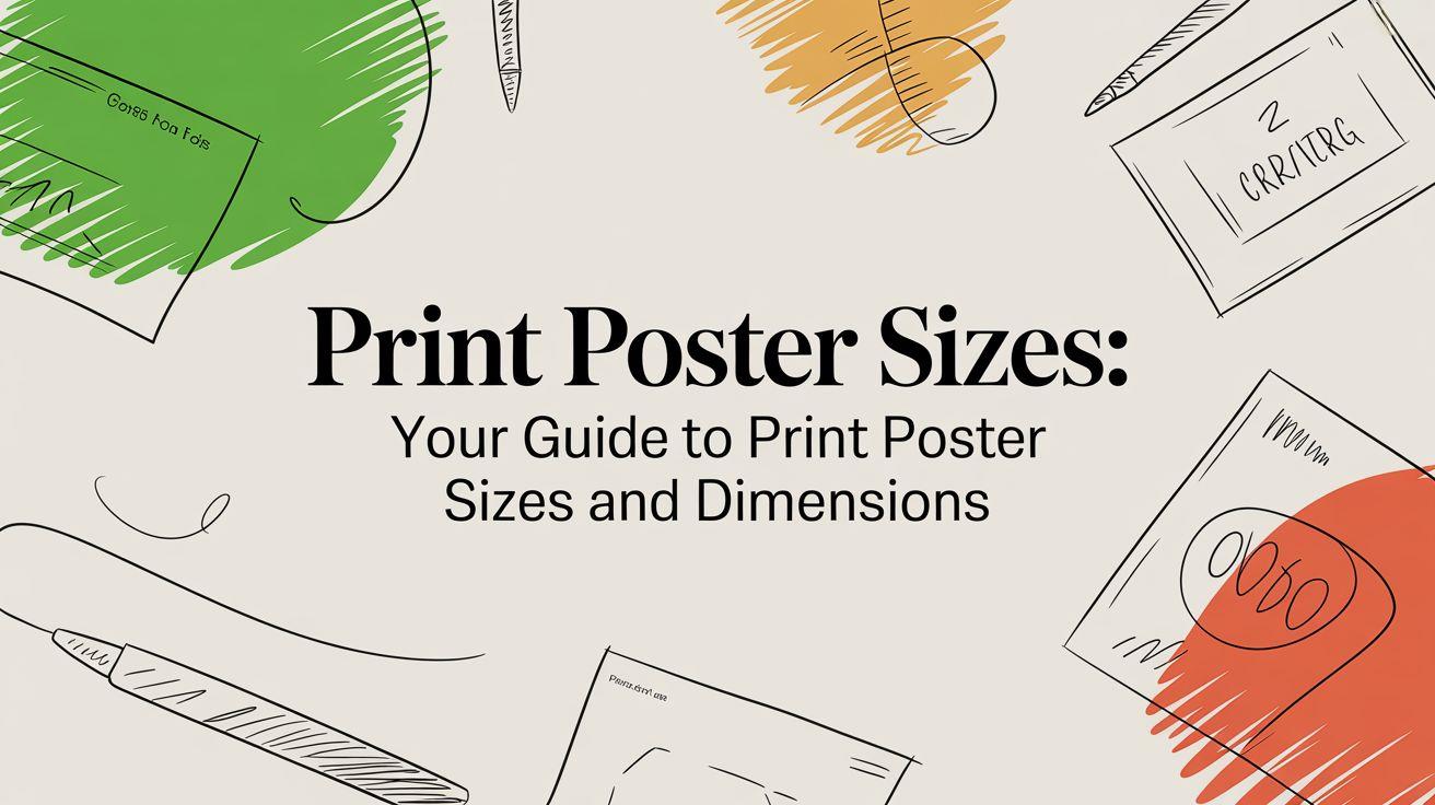 Print Poster Sizes: Your Guide to print poster sizes and Dimensions