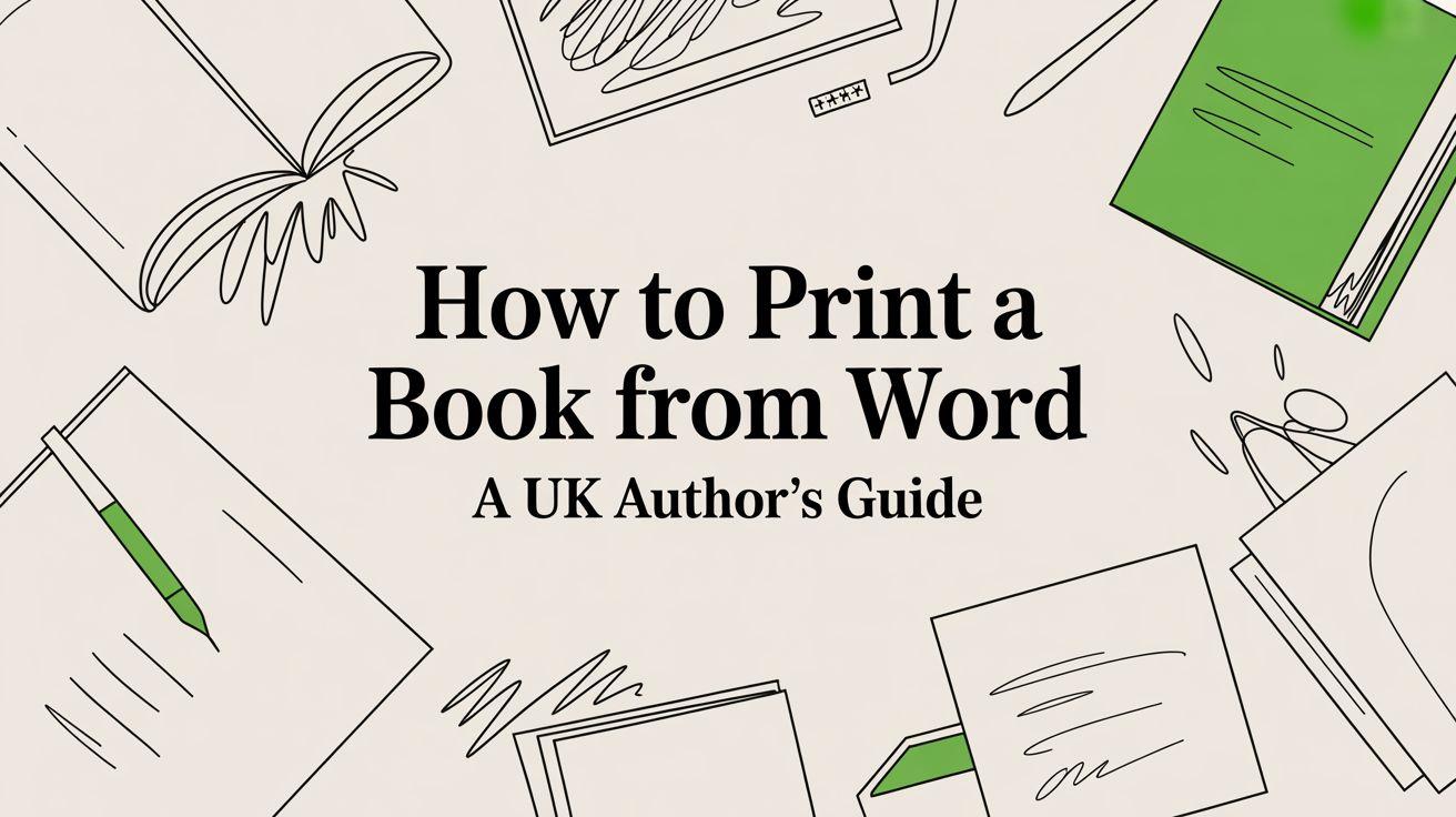 How to Print a Book from Word A UK Author's Guide