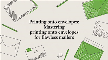 Printing Onto Envelopes: Mastering printing onto envelopes for flawless mailers