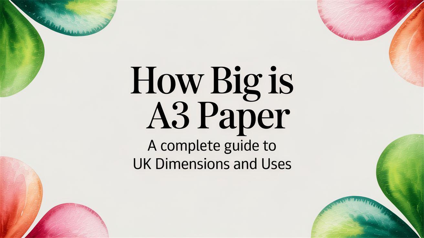 How Big Is A3 Paper A Complete Guide to UK Dimensions and Uses