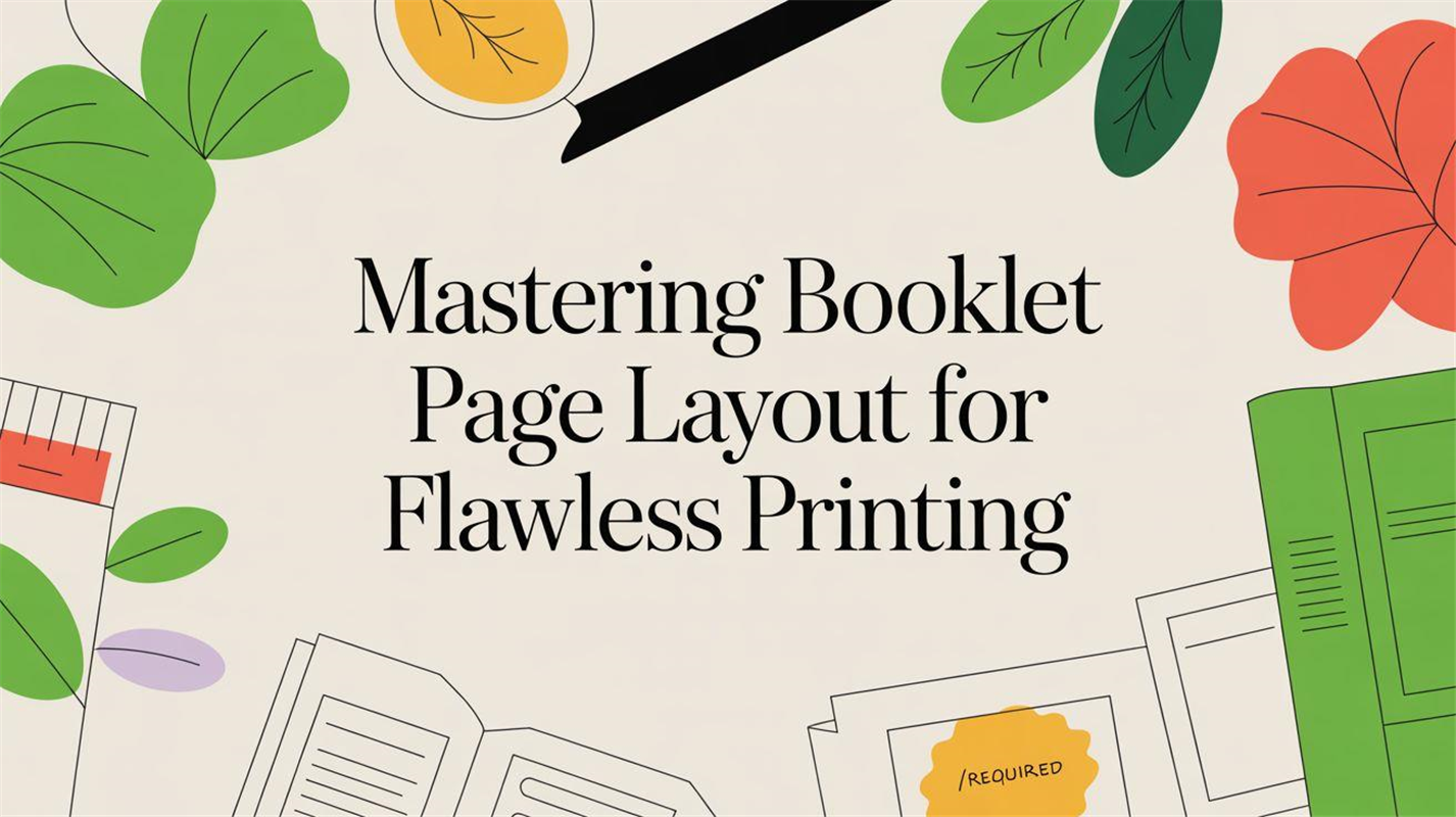 Mastering Booklet Page Layout for Flawless Printing