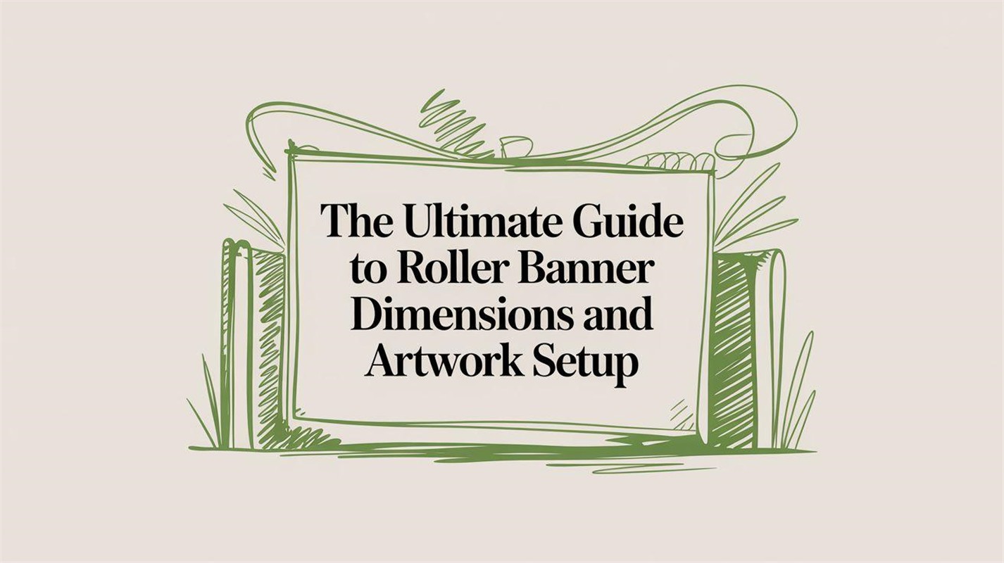 The Ultimate Guide to Roller Banner Dimensions and Artwork Setup