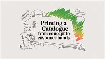 Printing a Catalogue From Concept to Customer Hands