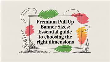 Premium pull up banner sizes: Essential guide to choosing the right dimensions