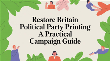 Restore Britain Political Party Printing A Practical Campaign Guide