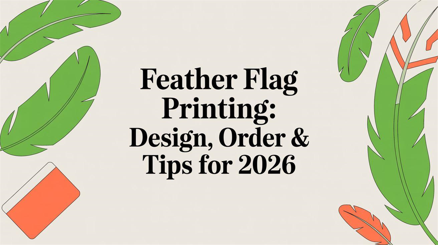 Feather Flag Printing: Design, Order & Tips for 2026