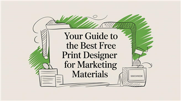 Your Guide to the Best Free Print Designer for Marketing Materials