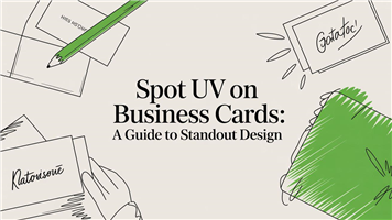 Spot UV on Business Cards: A Guide to Standout Design