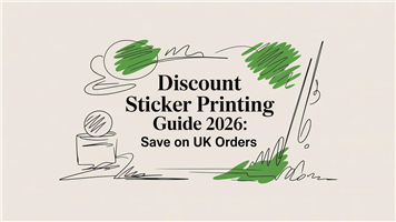 Discount Sticker Printing Guide 2026: Save on UK Orders
