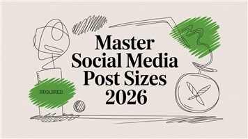 Master Social Media Post Sizes 2026